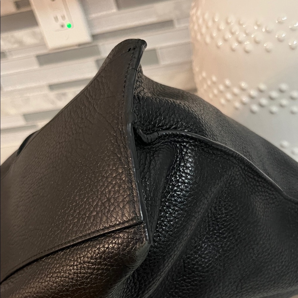 Furla Black Pebbled Leather Hobo Bag - Picture 6 of 12